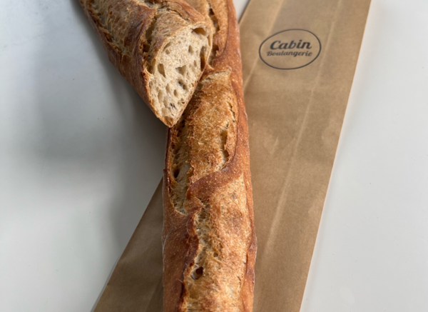 Baguette in a Cabin Boulangerie bag