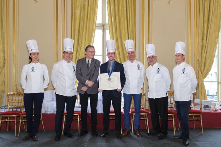 Michael at his graduation from Le Cordon Bleu, Paris